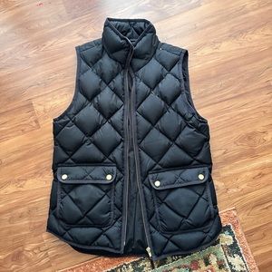 Black jcrew vest
